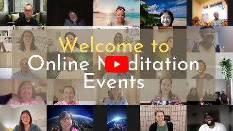 welcome to online meditation events